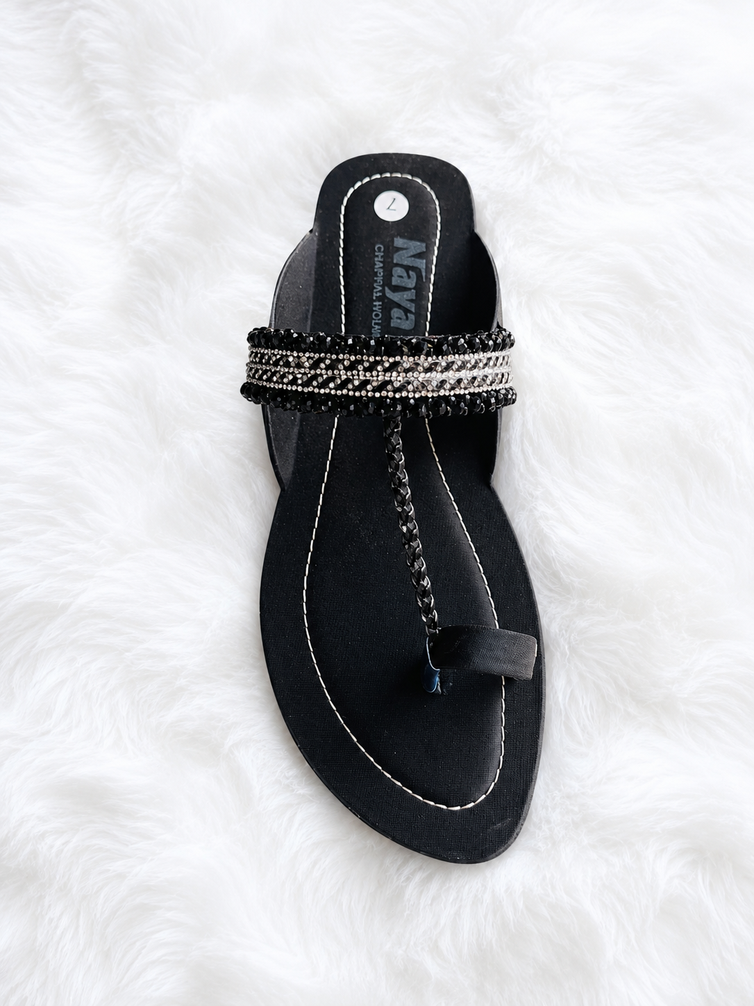 PREMIUM QUALITY KOHLAPURI [KP-04 BLACK