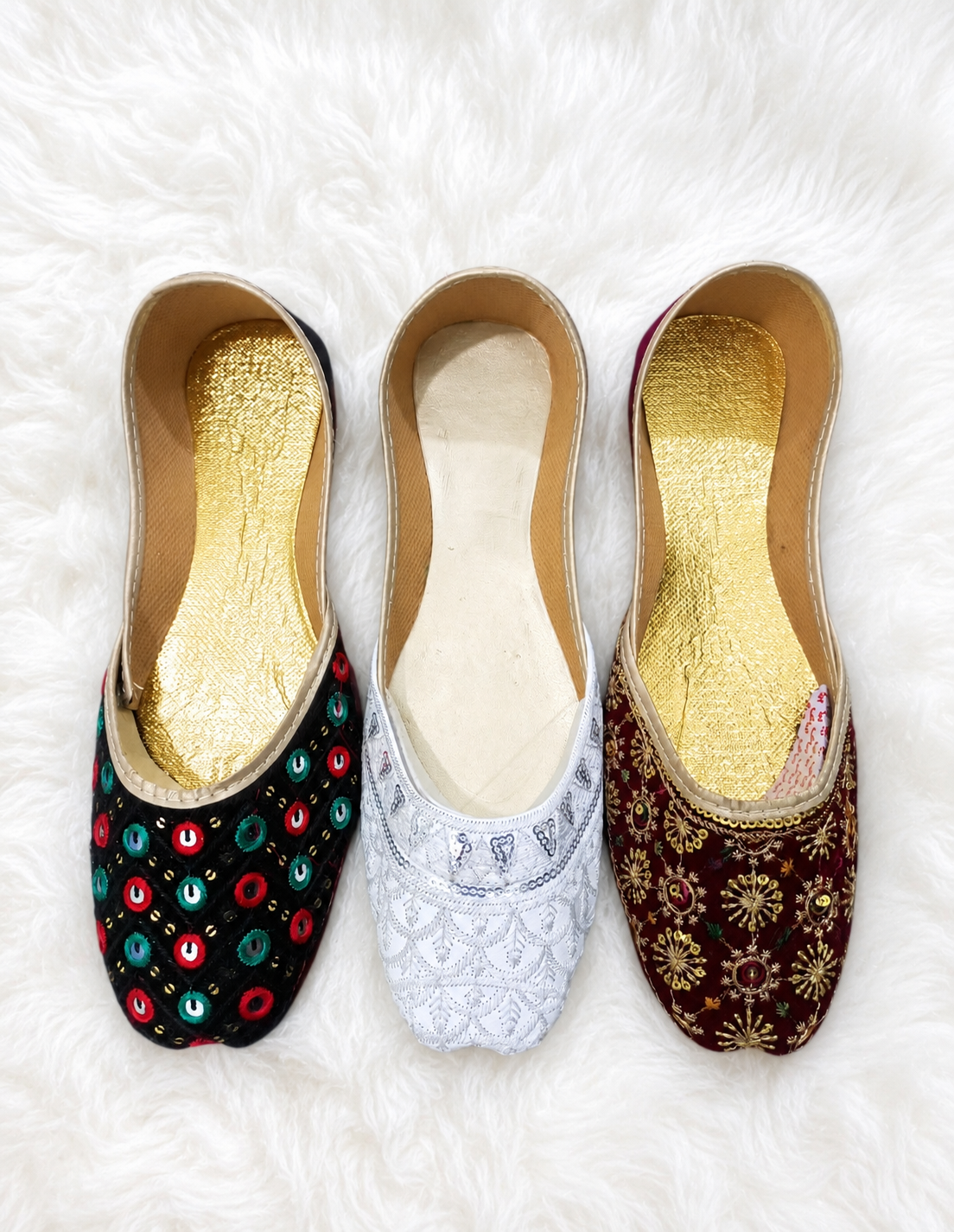 PACK OF 3 S-07 BLACK-MULTI, WHITE, MAROON