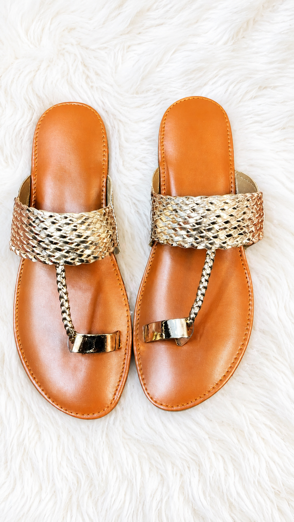 K-01 PADDED KOHLAPURI [GOLDEN] PREMIUM QUALITY
