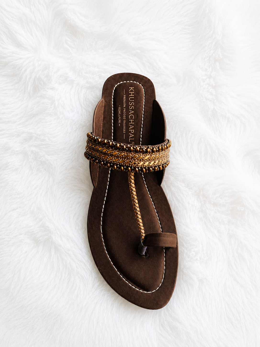 PREMIUM QUALITY KOHLAPURI [KP-03 BROWN