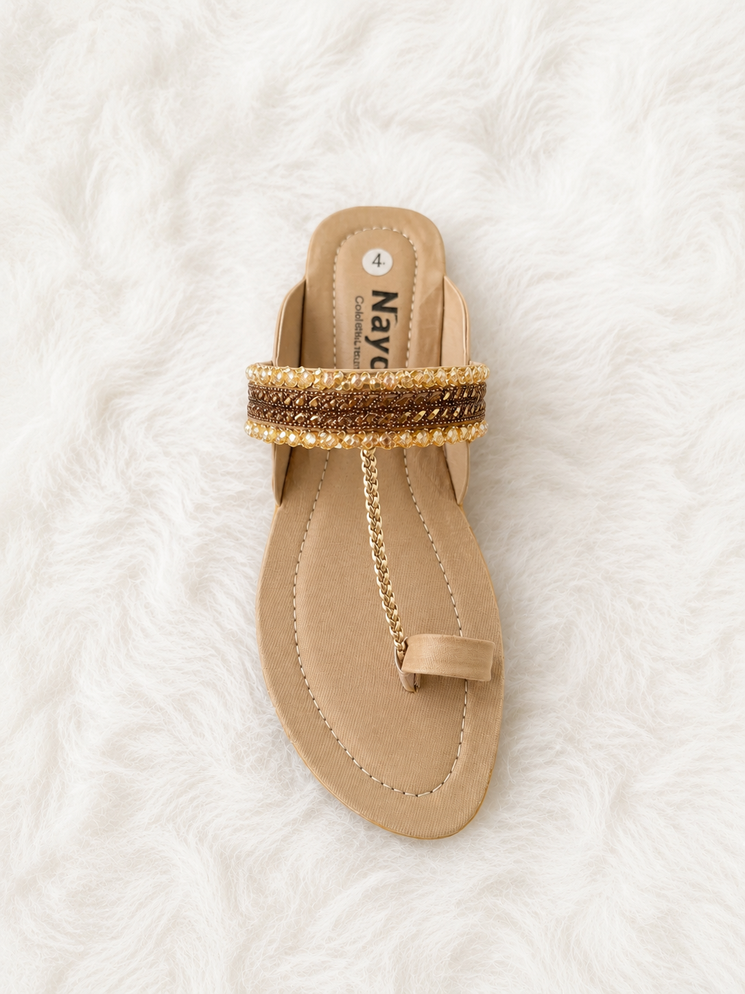 PREMIUM QUALITY KOHLAPURI [KP-02 GOLDEN