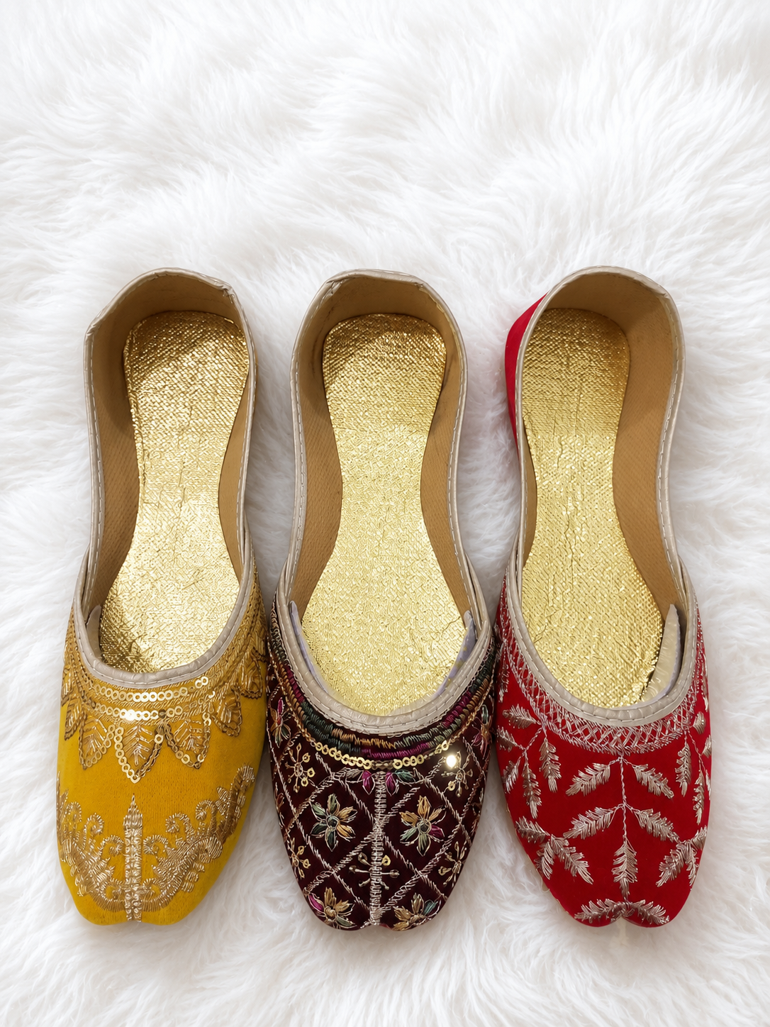 (PACK OF 3) S-02  YELLOW, MAROON, Red