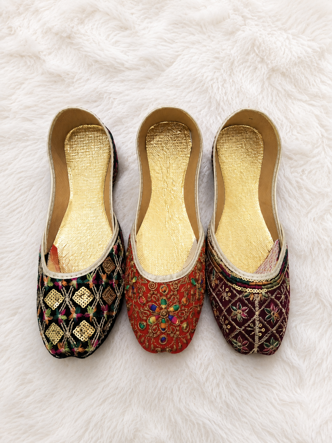 (PACK OF 3) S-06 BLACK, RED, MAROON