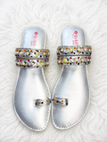 NEW ARRIVAL PREMIUM PADDED KOHLAPURI [SILVER]
