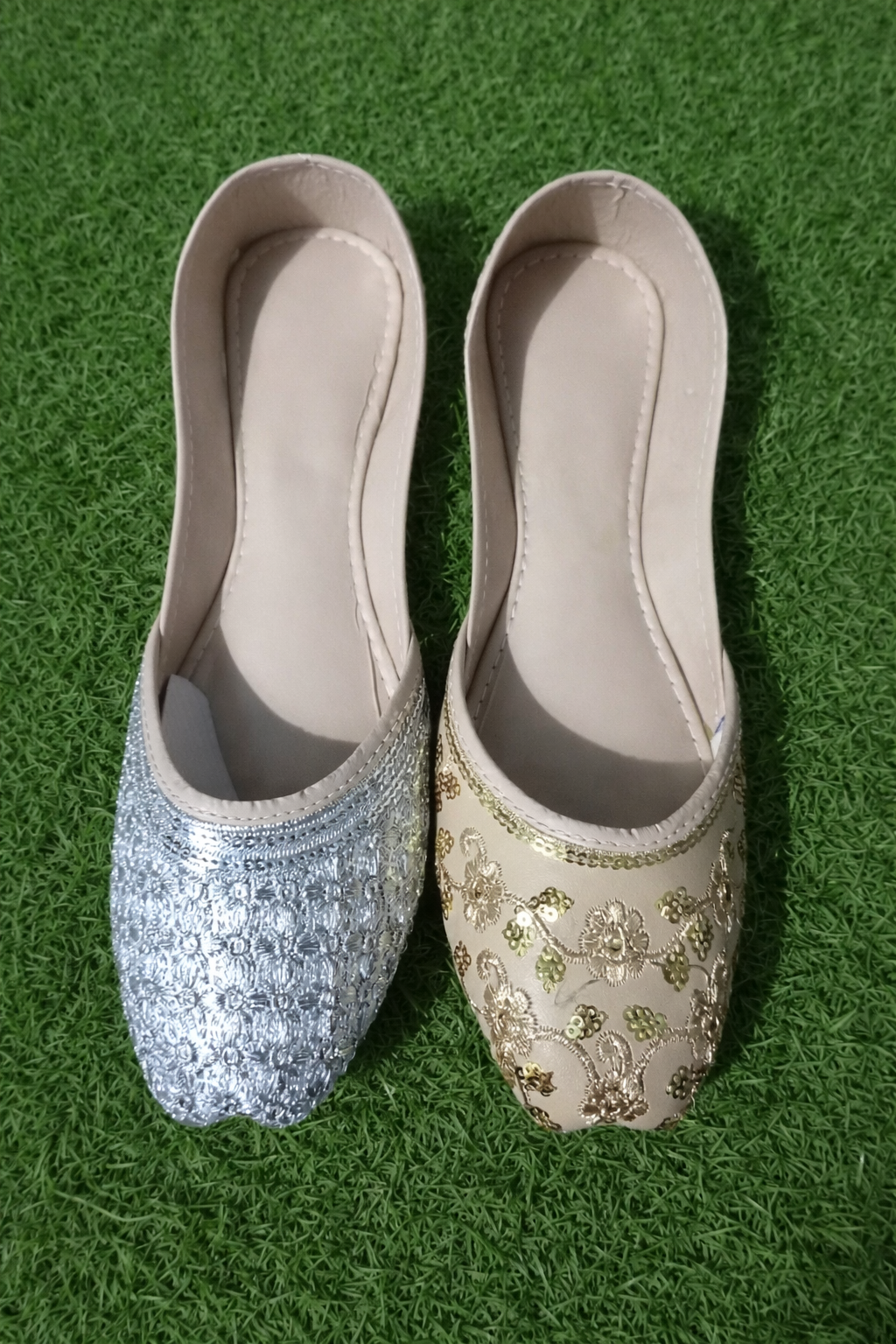 Pack of 2 PADDED P-13 SILVER, CREAM,