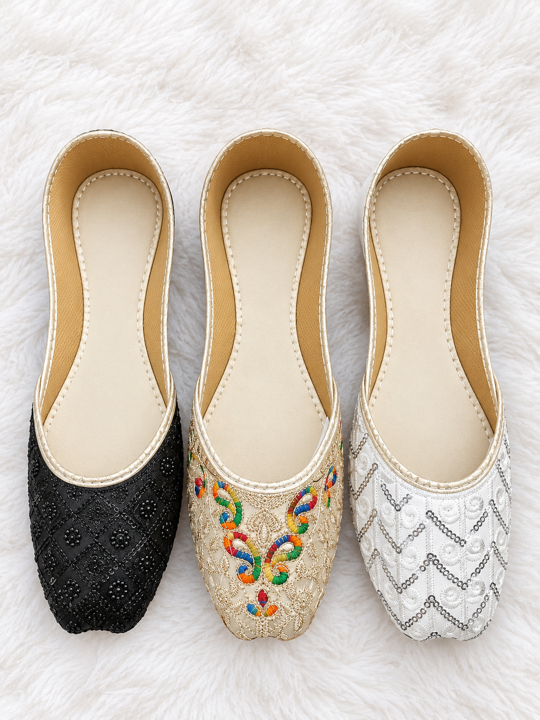[Pack of 3] S03 BLACK , CREAM ,WHITE