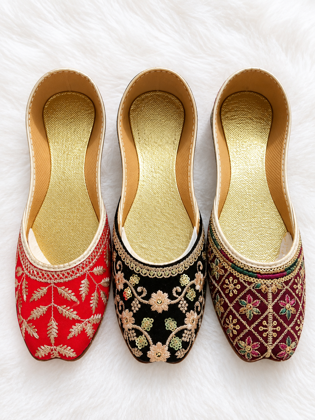 (PACK OF 3) S-06 BLACK, RED, MAROON
