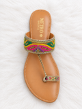 NEW ARRIVAL PREMIUM PADDED KOHLAPURI [kp01] BROWN